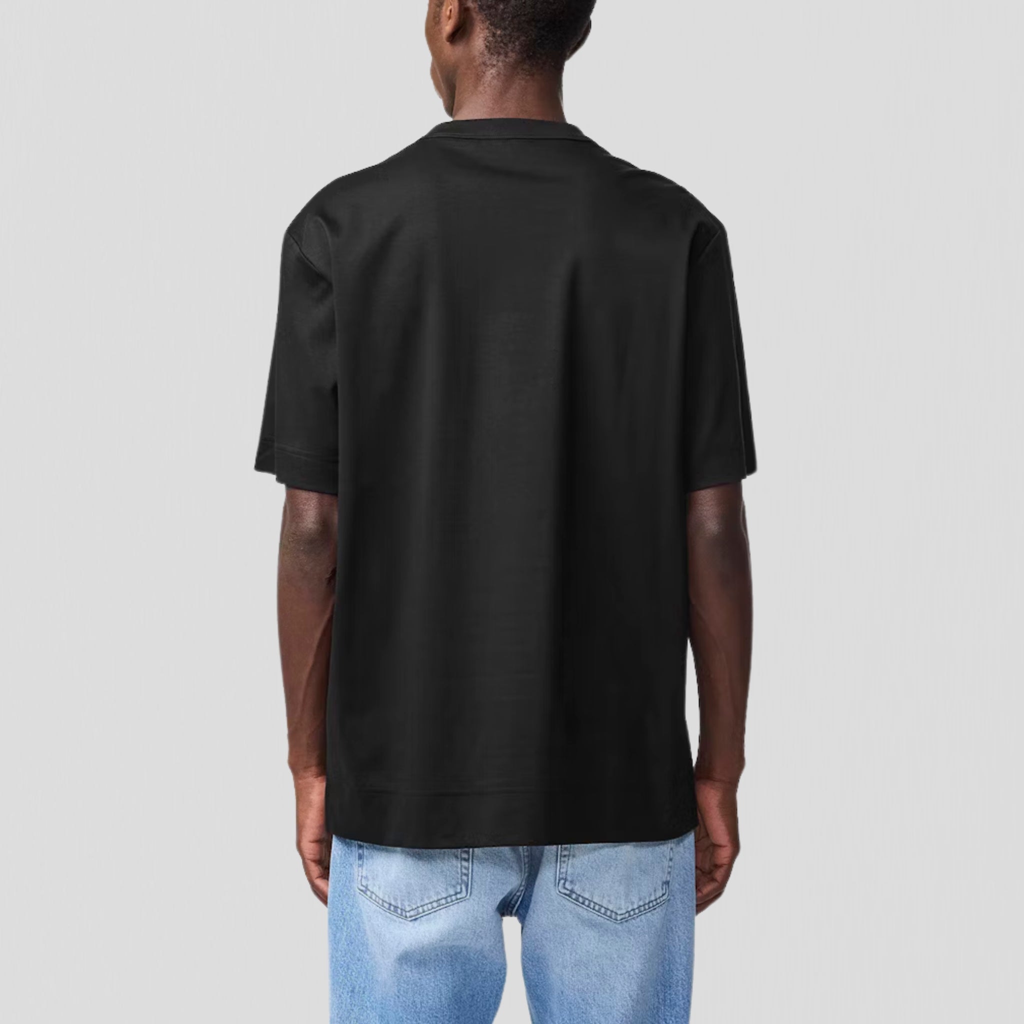 NN07 Pedro EMB SS 3525 T-Shirt Black