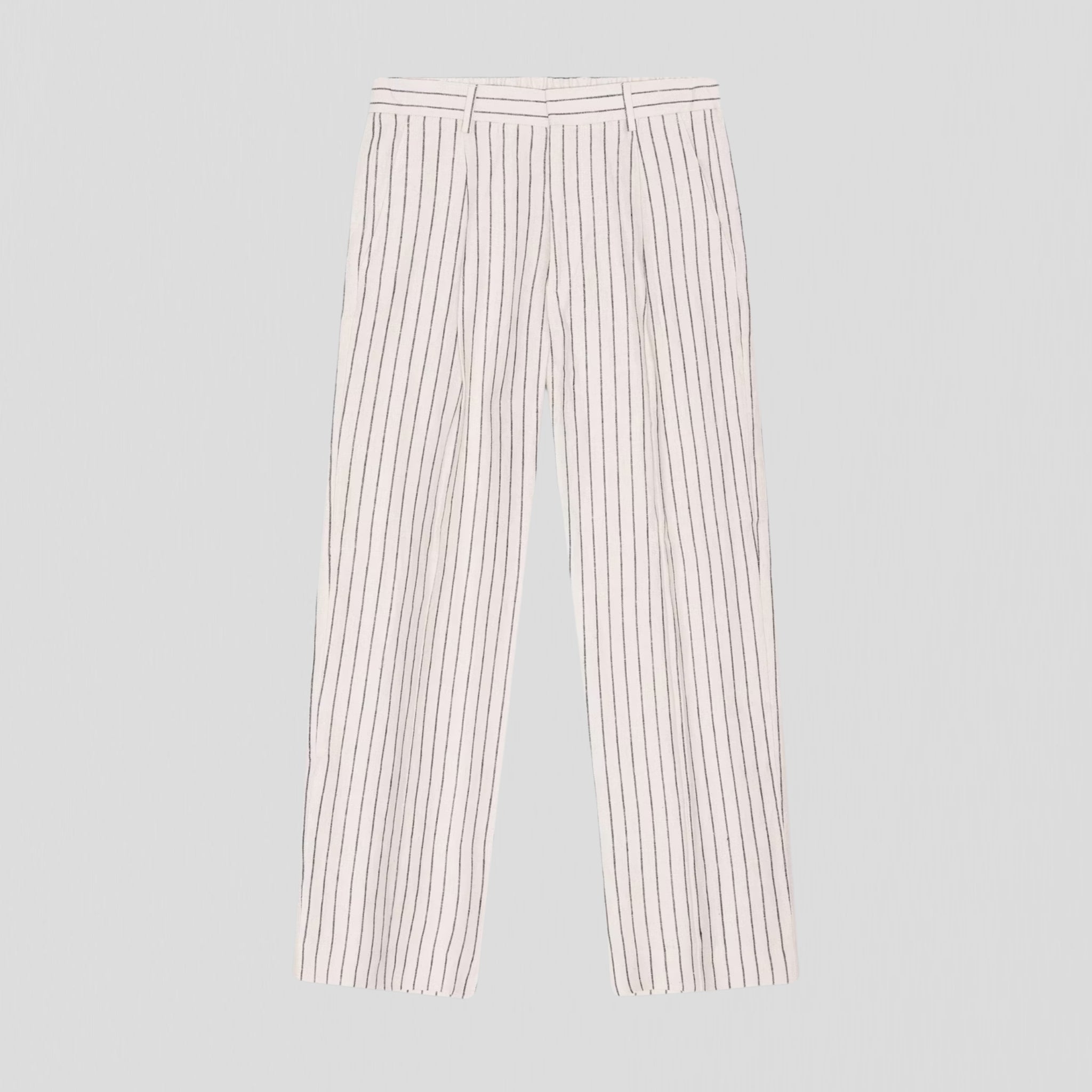 NN07 Kay 1455 Trousers Oat Stripe
