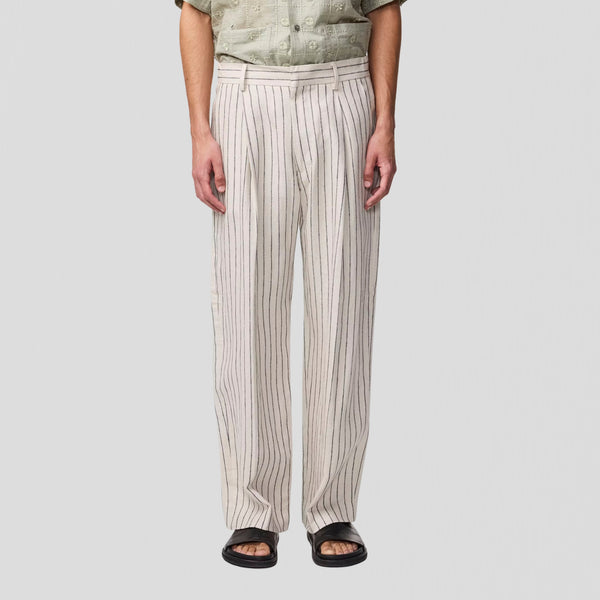 NN07 Kay 1455 Trousers Oat Stripe