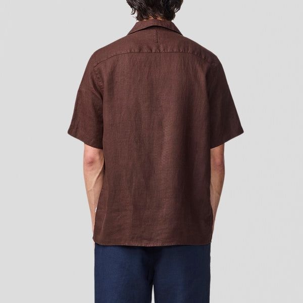 NN07 Julio SS NO PKT 5708 Shirt Coffee