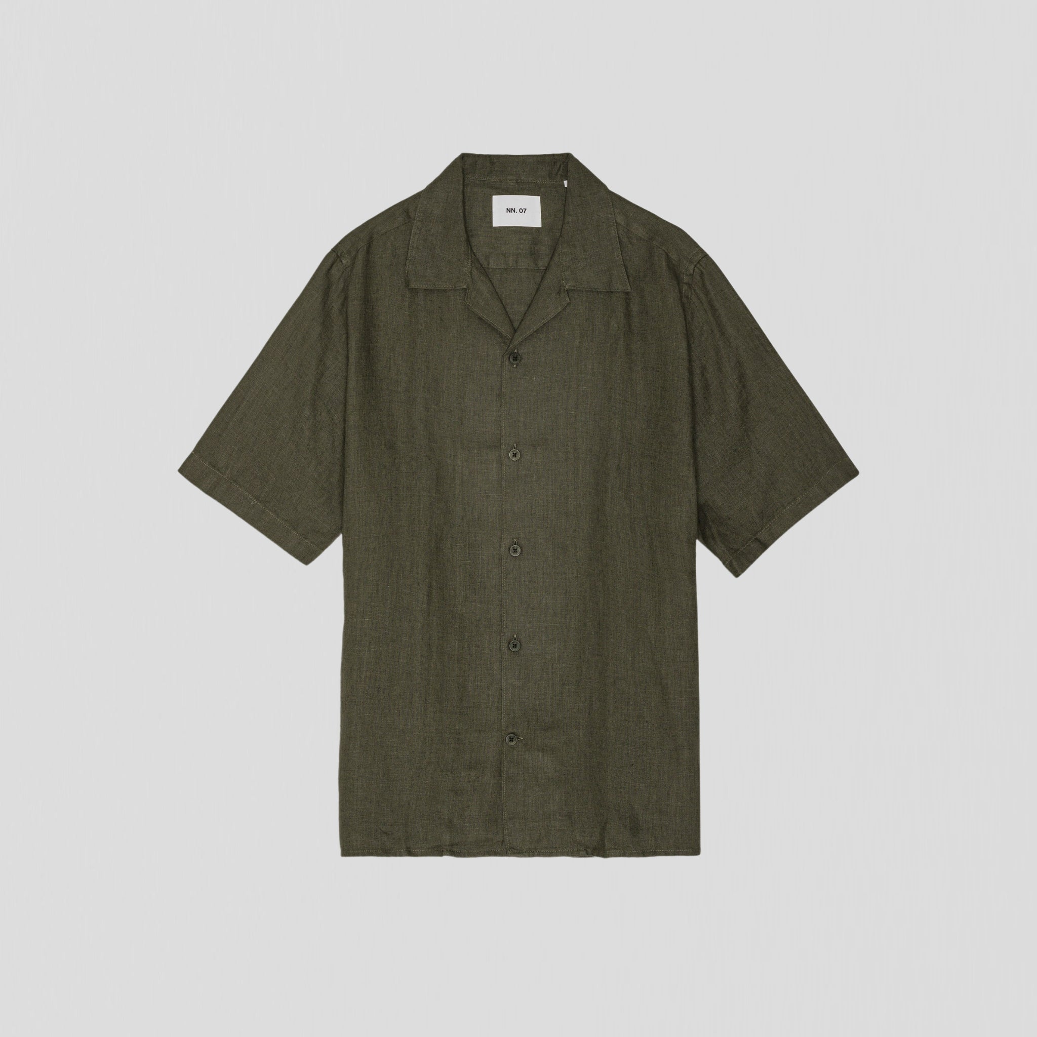 NN07 Julio SS NO PKT 5708 Shirt Croc Green