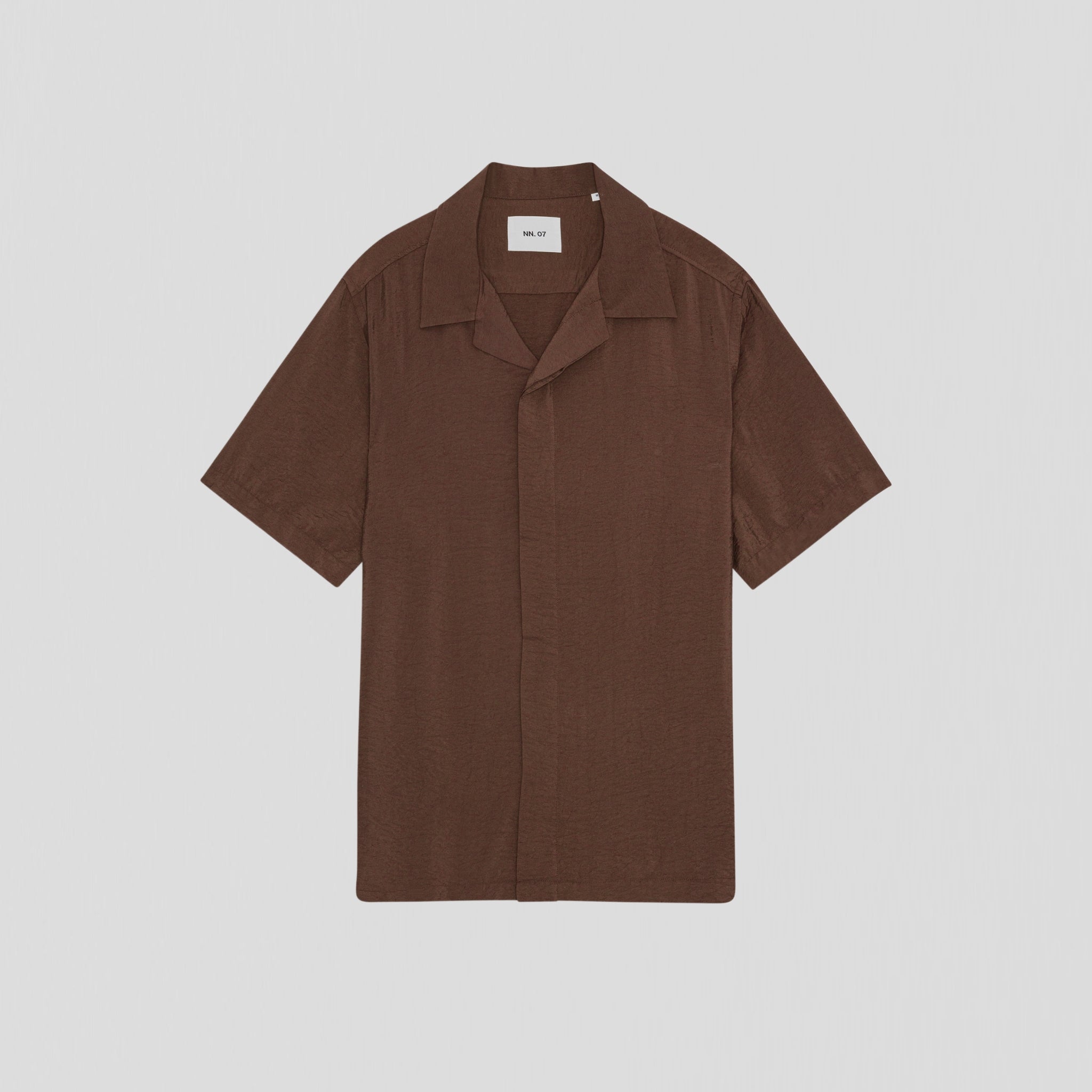 NN07 Hank SS 5971 Shirt Coffee