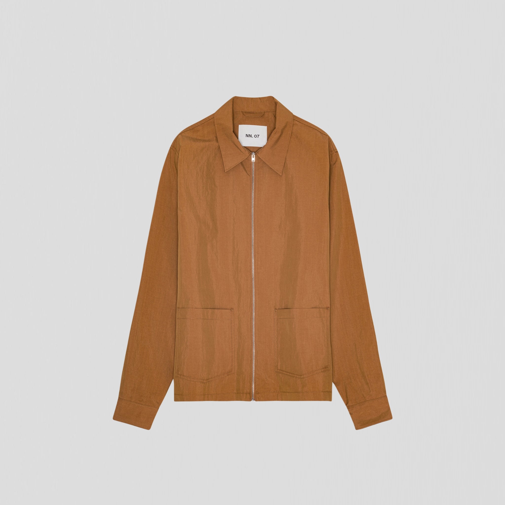 NN07 Virgil Zip 5024 Shirt Caramel