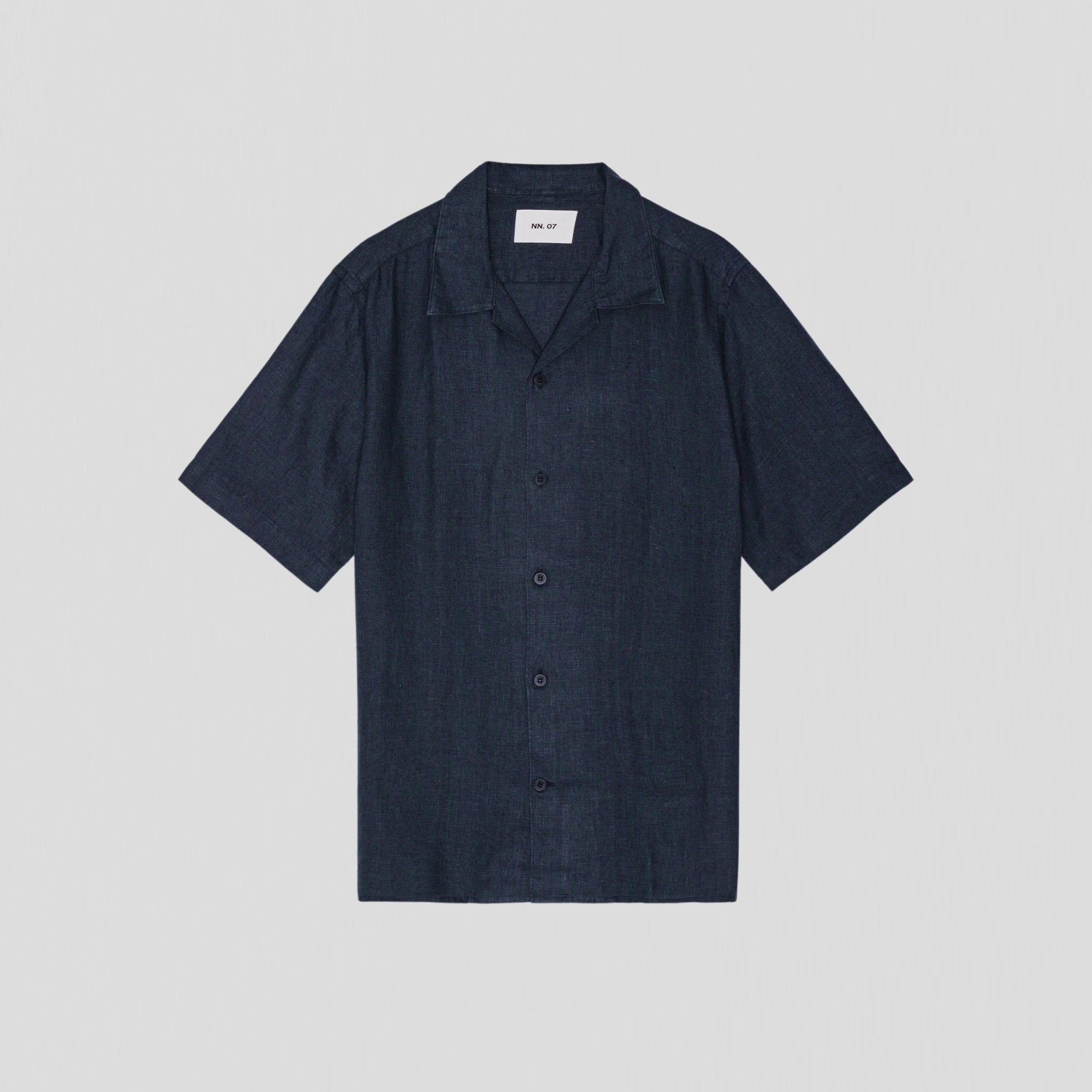 NN07 Julio SS NO PKT 5708 Shirt Navy Blue