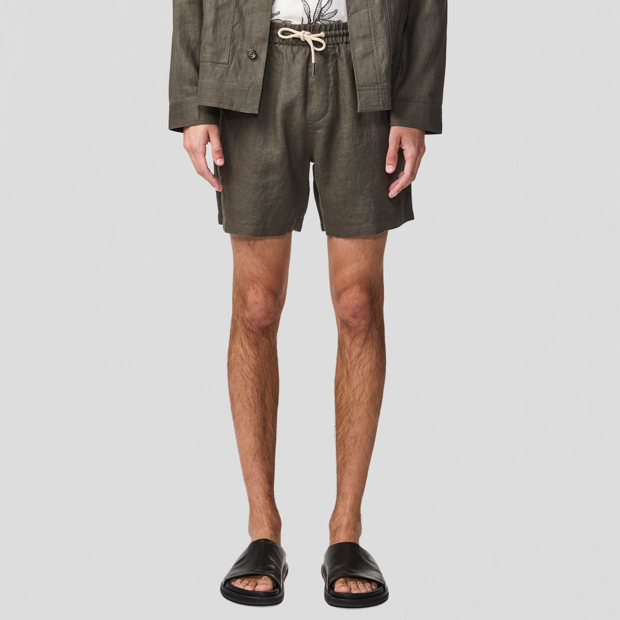 NN07 Gregor 1454 Shorts Croc Green