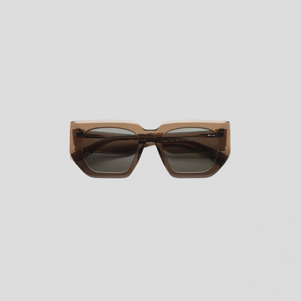 James Ay Flash Sunglasses Transparent Coffee Brown