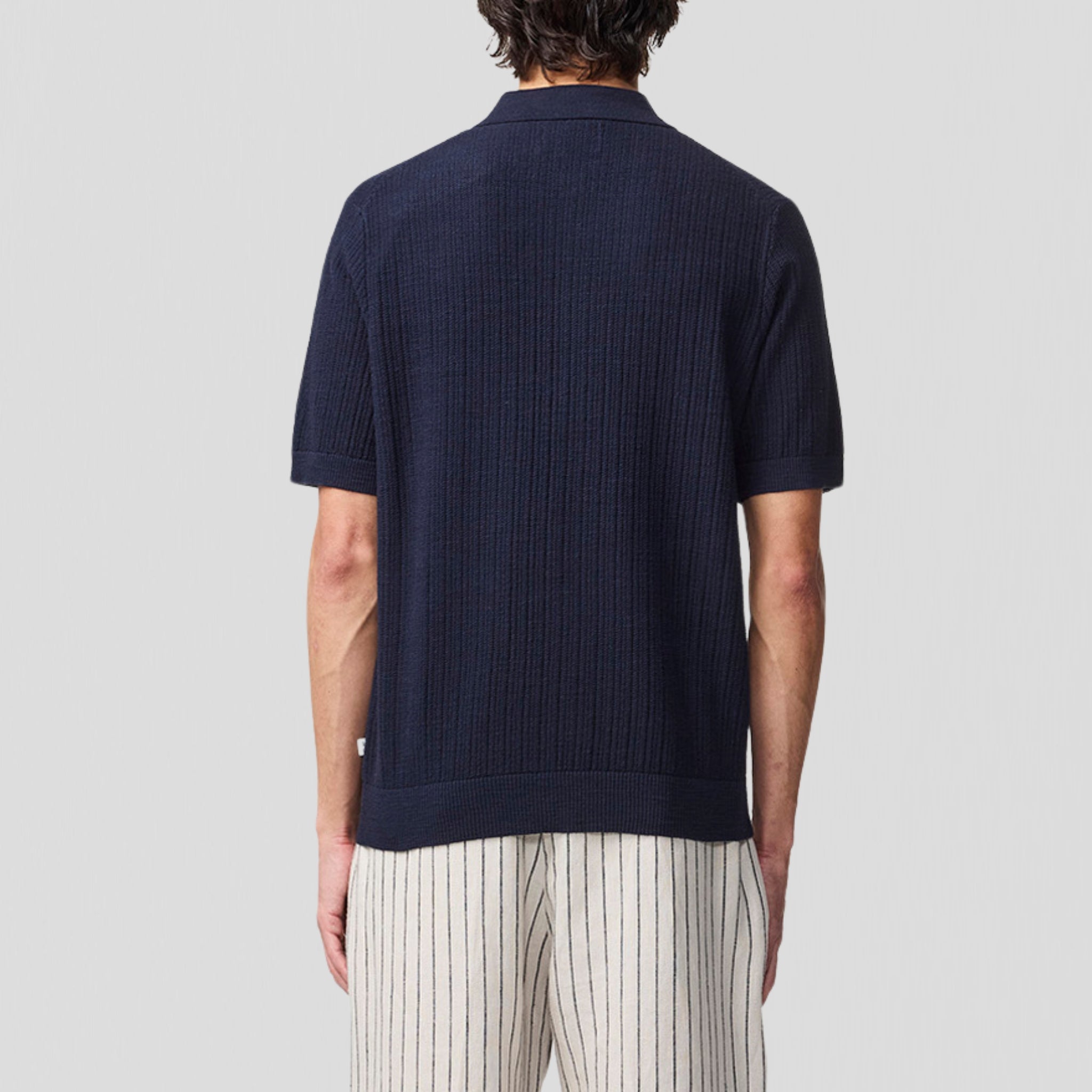 NN07 Nolan Polo 6695 Cardigan Navy Blue