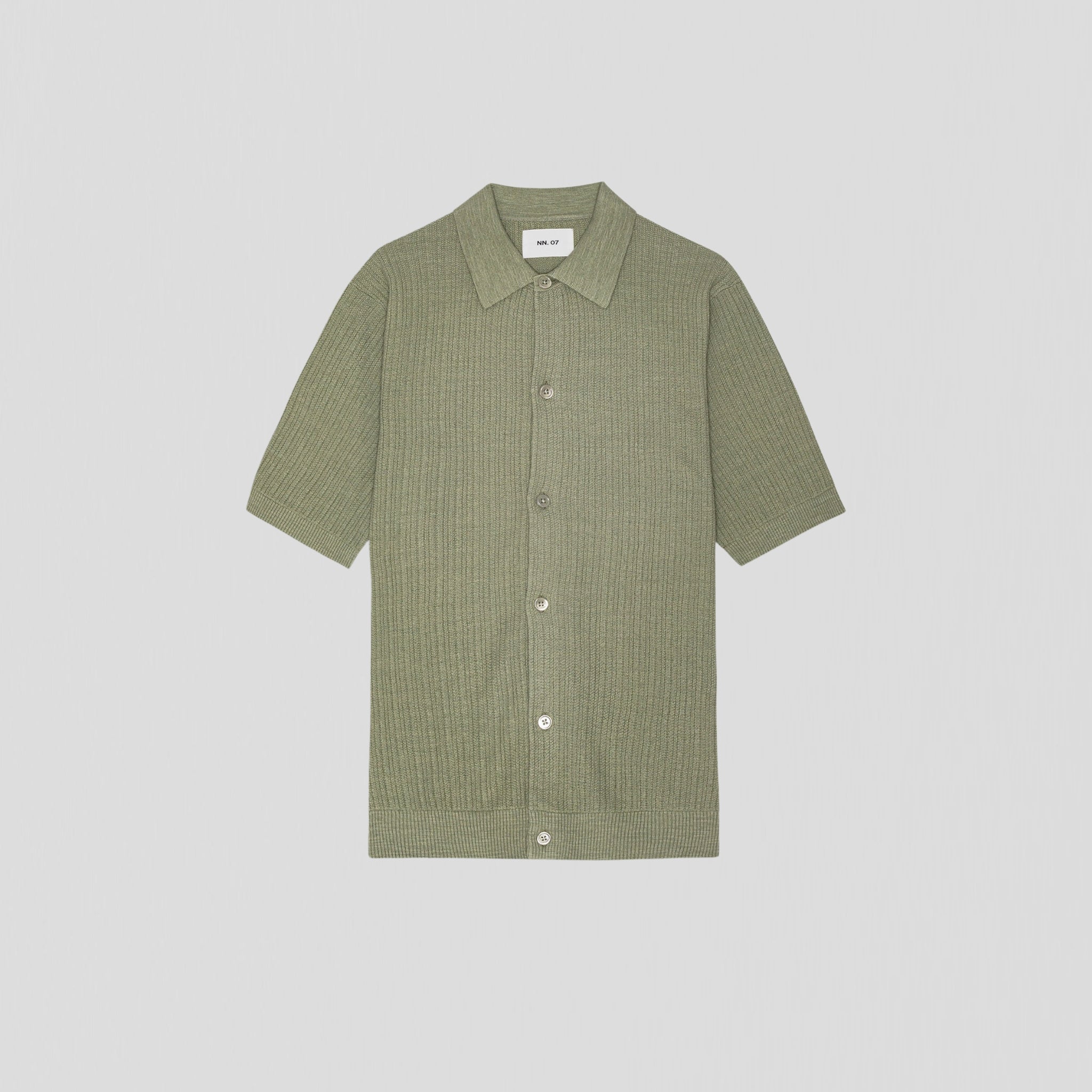 NN07 Nolan Polo 6695 Cardigan Sage Green