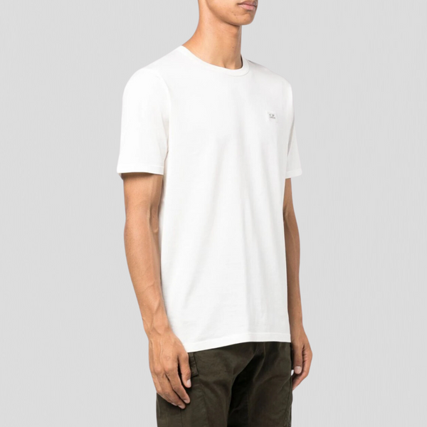 C.P. Company 70/2 Mercerized Light Jersey T-Shirt Gauze White