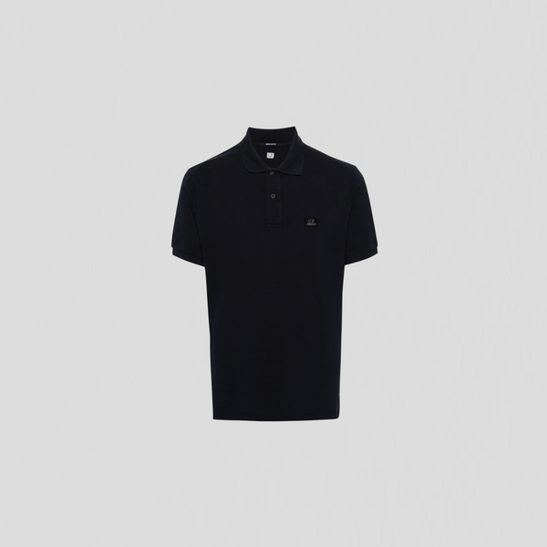 C.P. Company 24/1 Piquet Polo Shirt Black