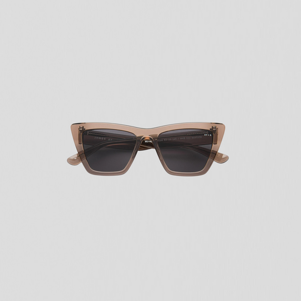 James Ay Mirage Sunglasses Transparent Coffee Brown