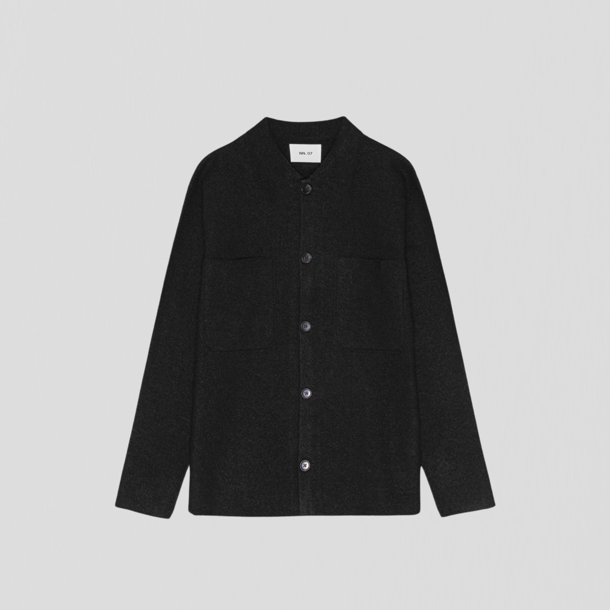 NN07 Jonas 6398 Overshirt Black