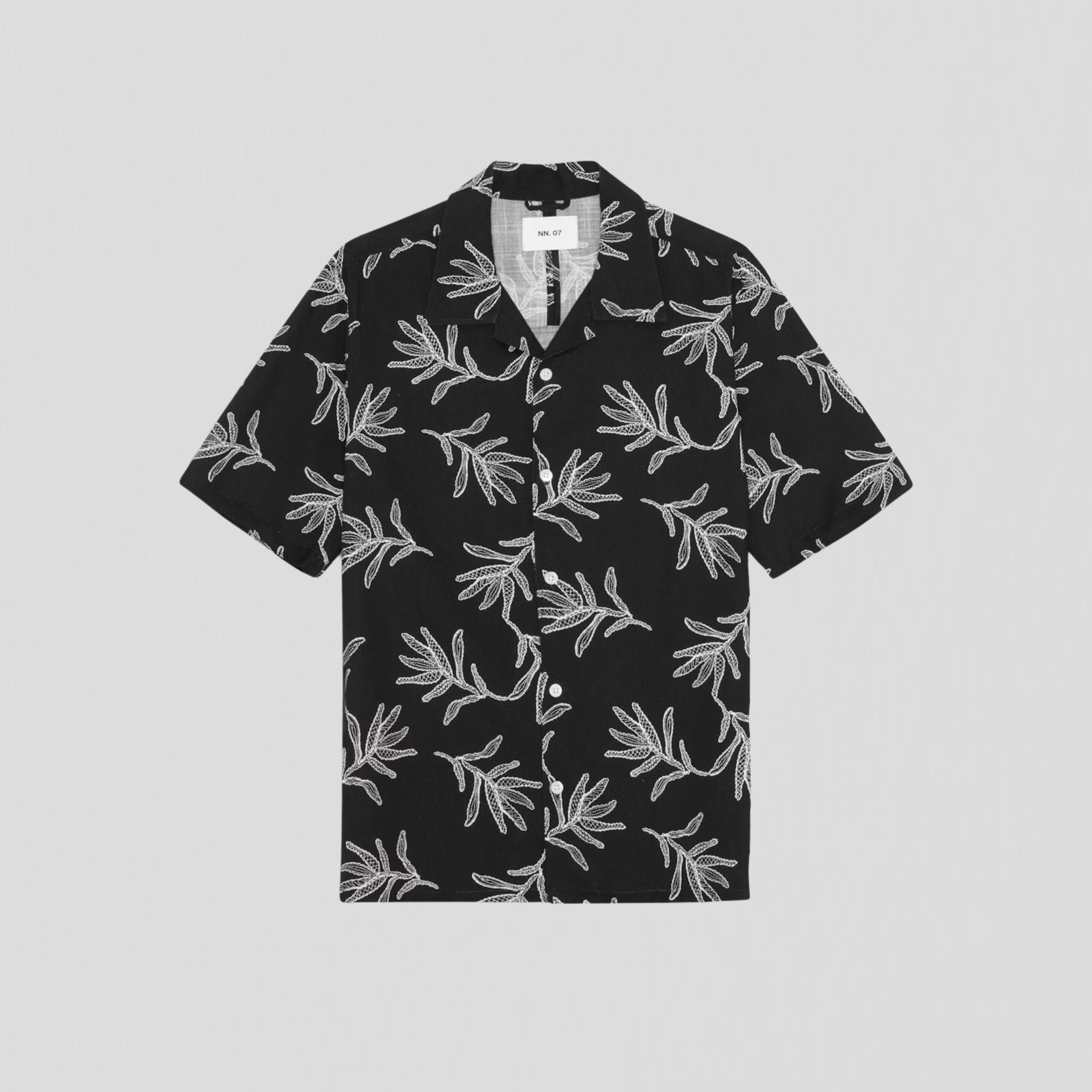 NN07 Ole SS 5210 Shirt Black