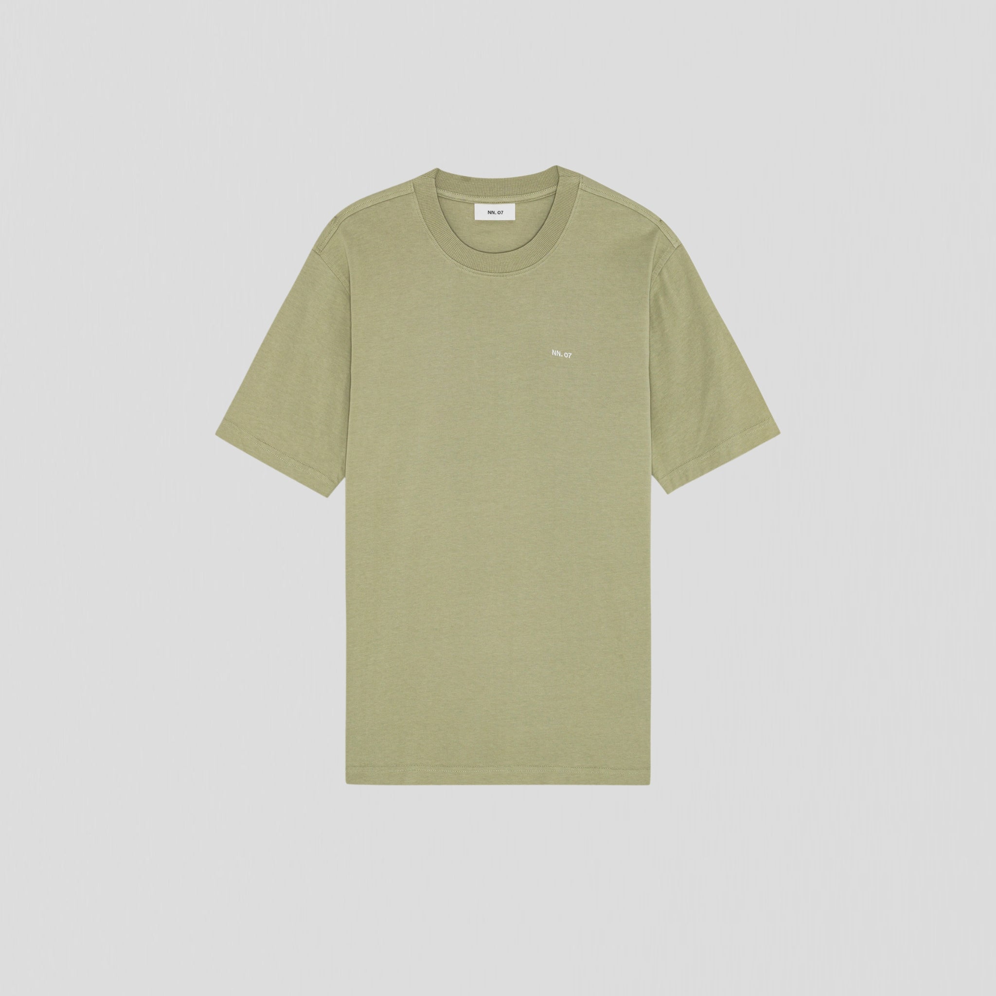 NN07 Adam 3209 EMB T-Shirt Sage Green