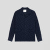 NN07 Hank LS 5025 Shirt Navy Blue