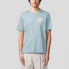 NN07 Pedro EMB SS 3525 T-Shirt Winter Sky
