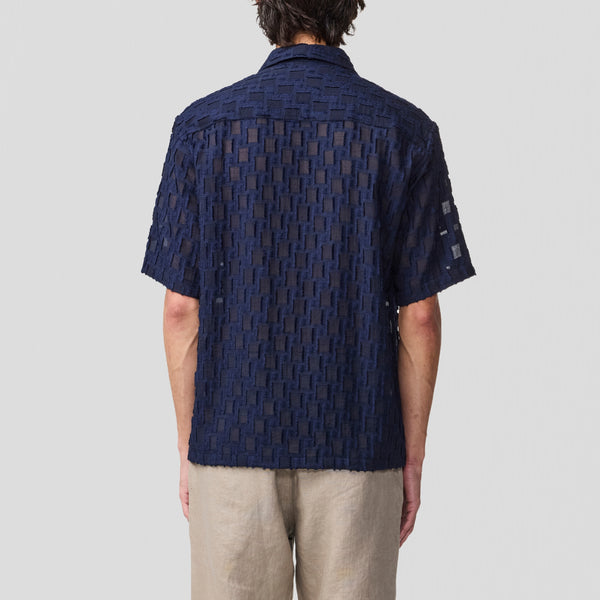 NN07 Freddy SS 5025 NO PKT Shirt Navy Blue