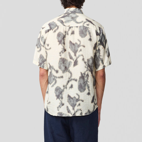 NN07 Freddy SS 5971 NO PKT Shirt Ecru Print