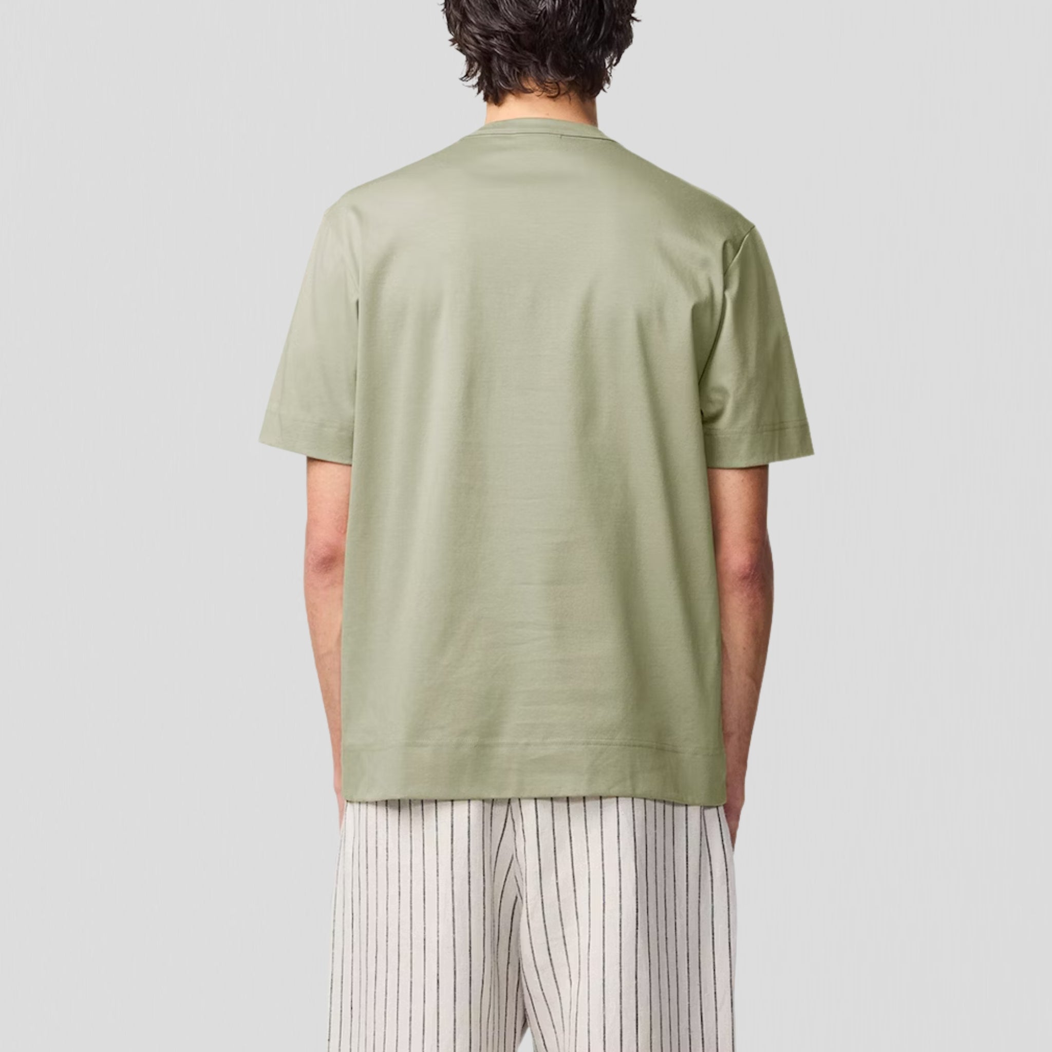 NN07 Pedro EMB SS 3525 T-Shirt Sage Green