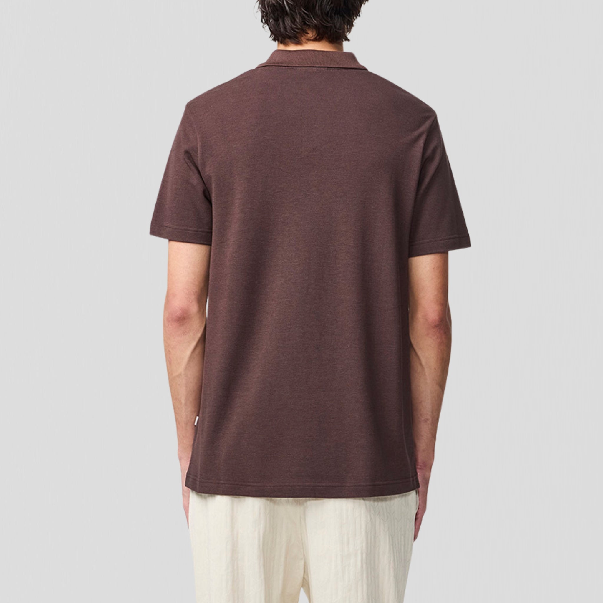 NN07 Paul SS 3462 Poloshirt Coffee