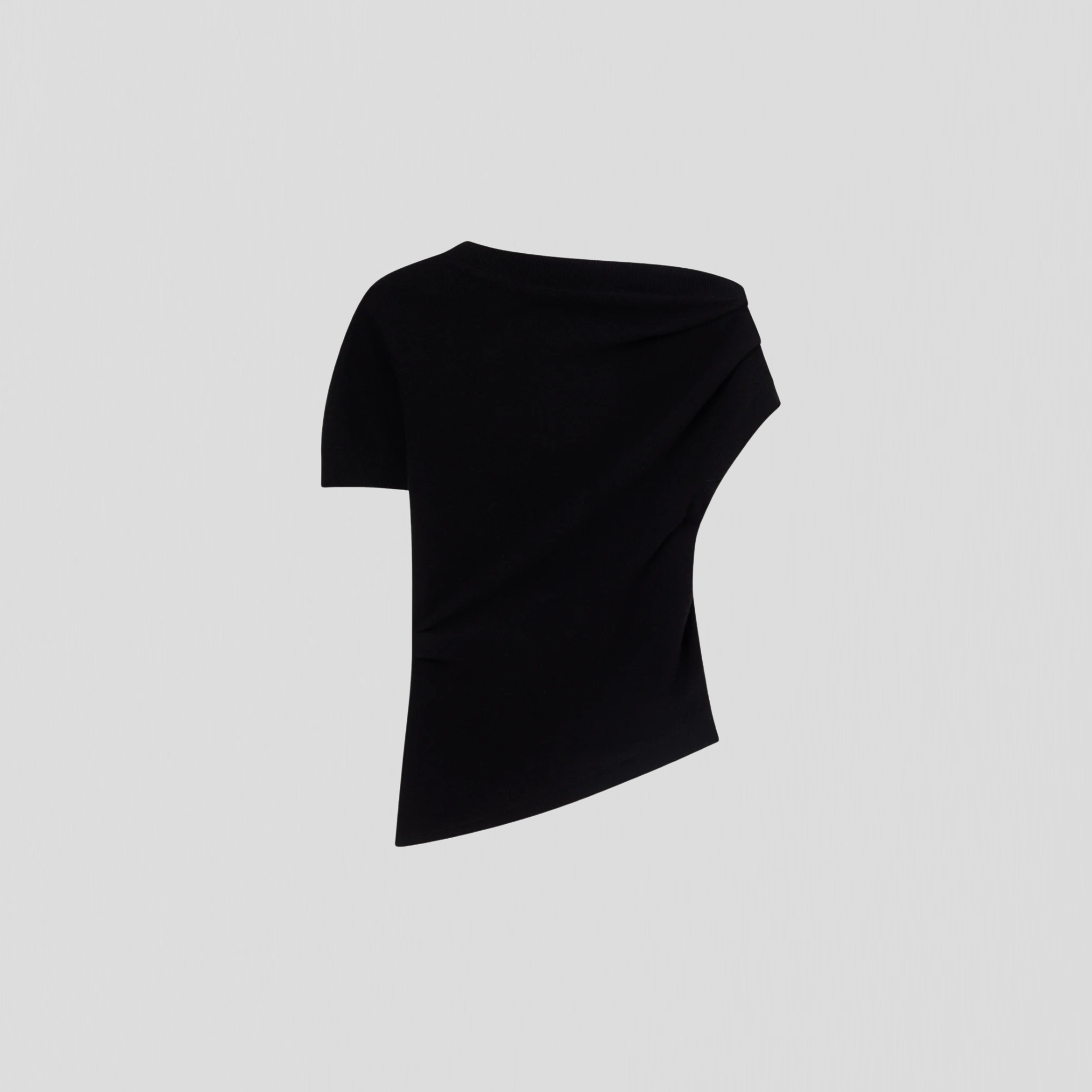 Róhe Deconstructed Knitted Top Black