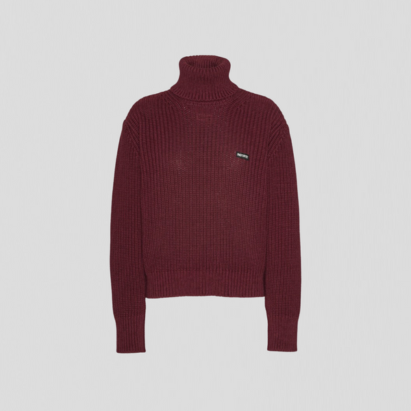 Rotate Turtleneck Knit Burgundy