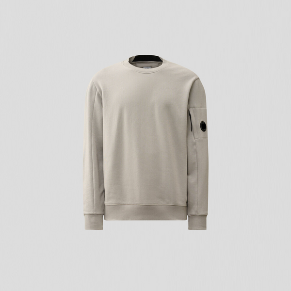C.P. Company Diagonal Raised Fleece Sweatshirt Drizzle Grey