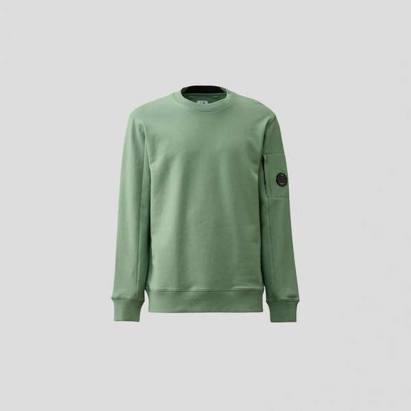 C.P. Company Diagonal Raised Fleece Sweatshirt Green Bay