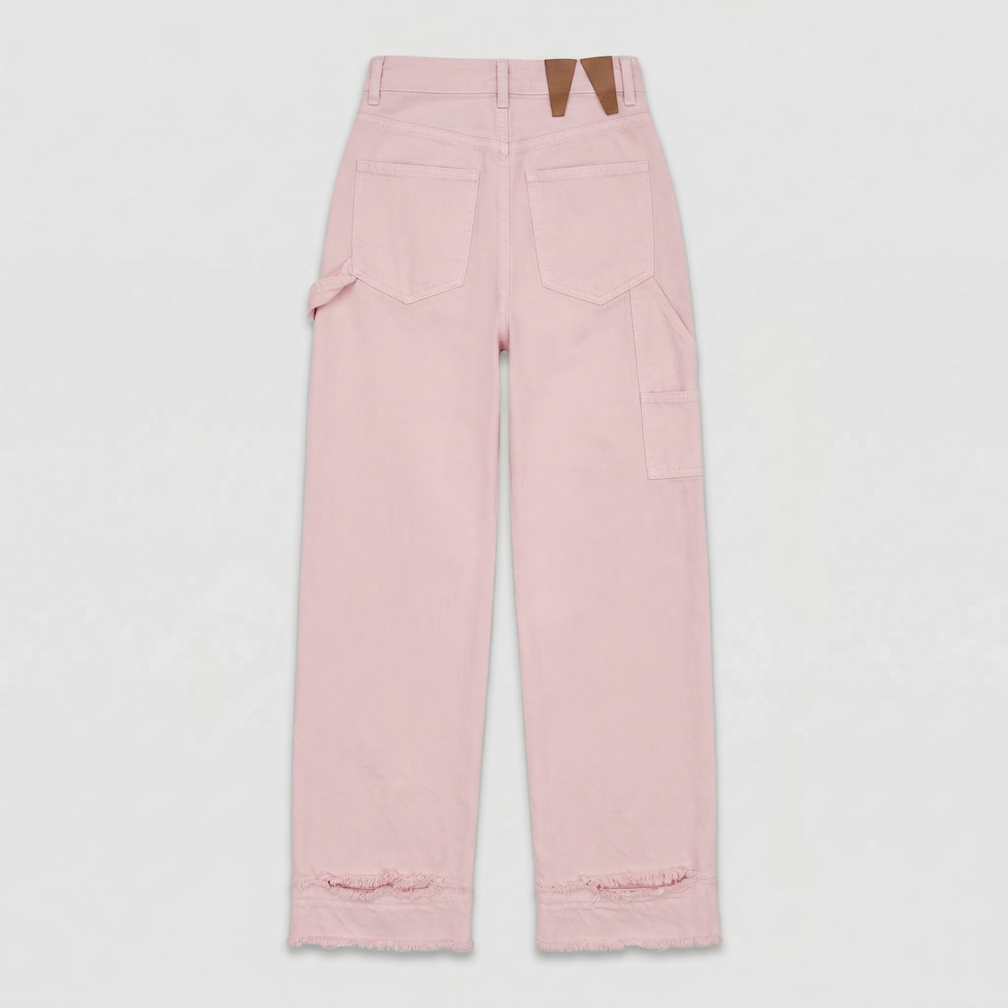 Darkpark Lisa Silk Scarf Loose Fit Carpenter Denim Pink