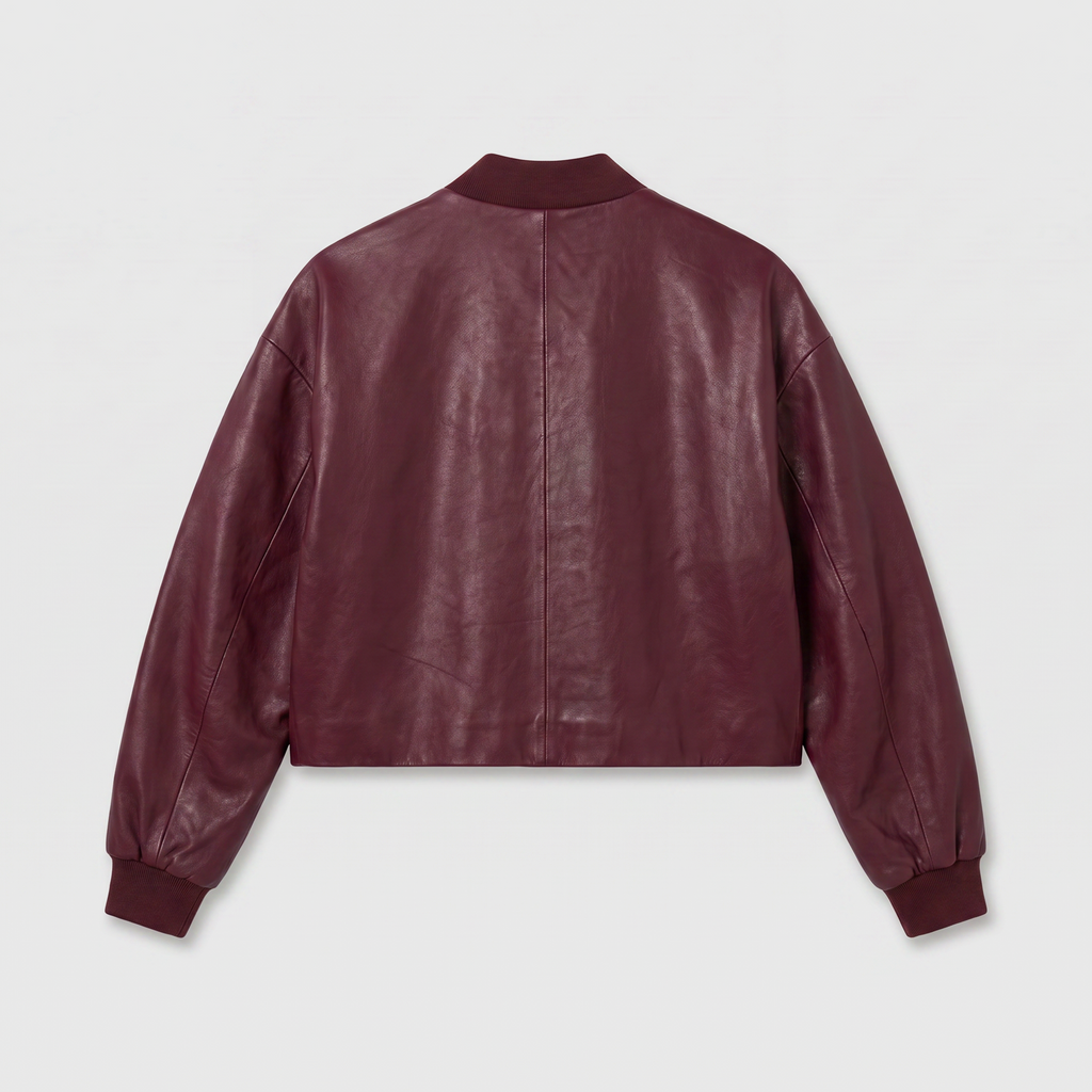 Enes Viktorya Jacket Vegetal Leather Burgundy