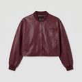 Enes Viktorya Jacket Vegetal Leather Burgundy