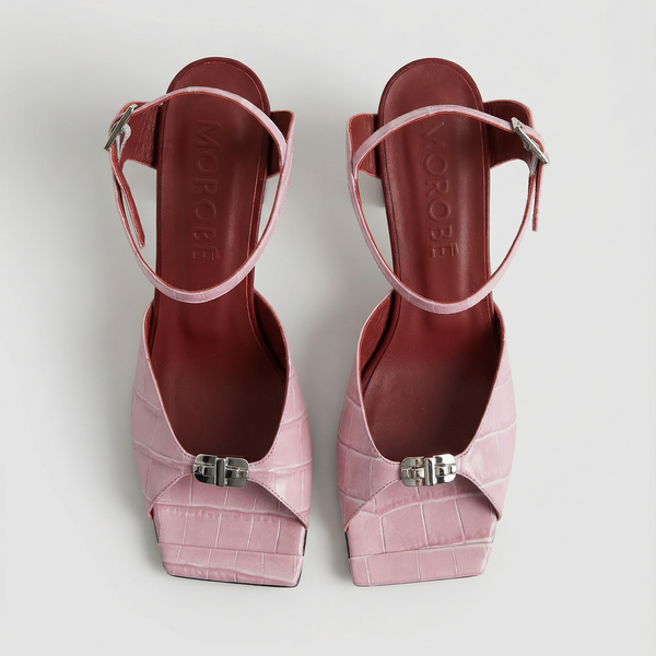 Morobé Grace Logo 109 Sandal Flamingo