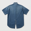 Darkpark Roberta Tencel Denim Collar Shirt Slate Vintage