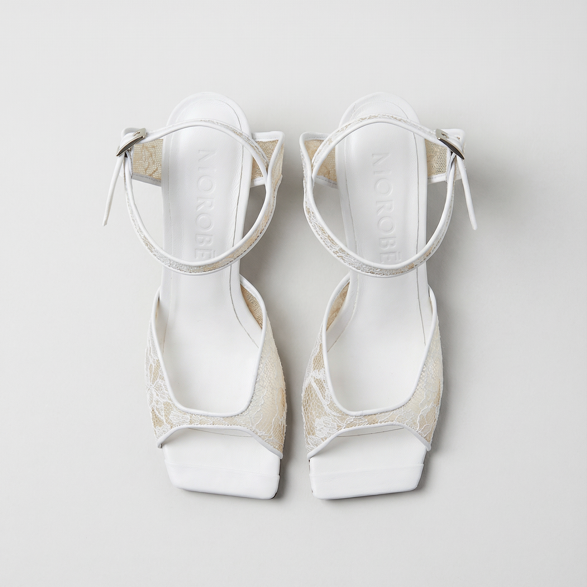 Morobé Griselda 15 Sandal Dentelle White