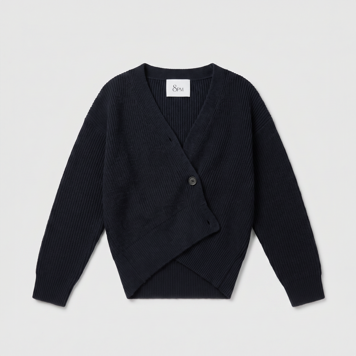 8PM Calla Cardigan Mel Dark Grey