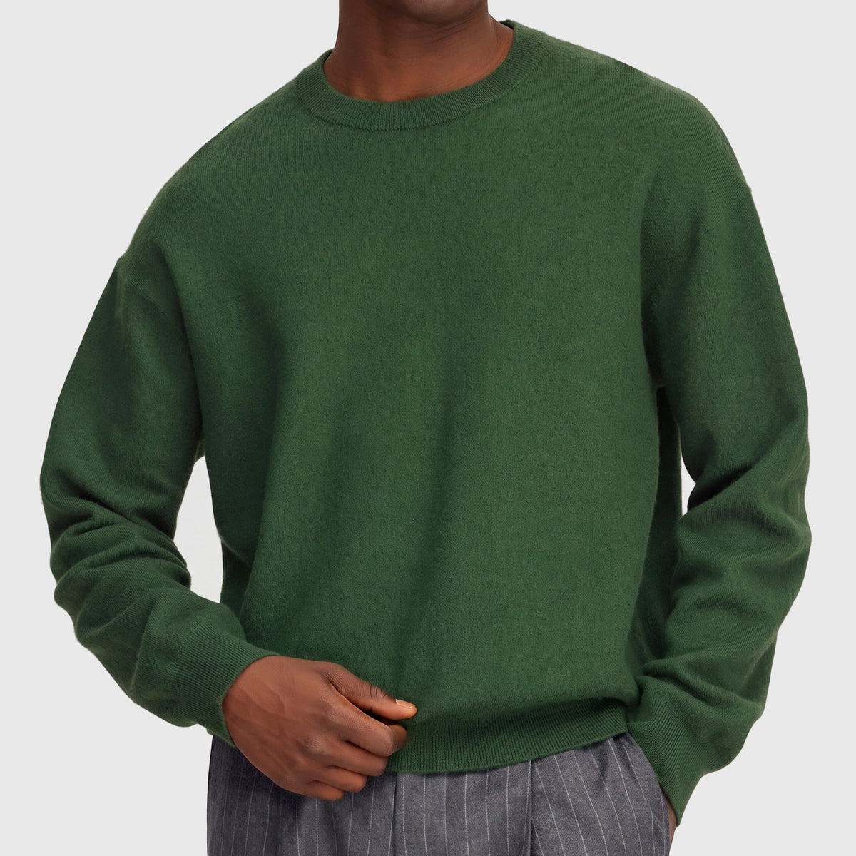 NN07 Jasper LS Crew 60062 Sweater Eden Green