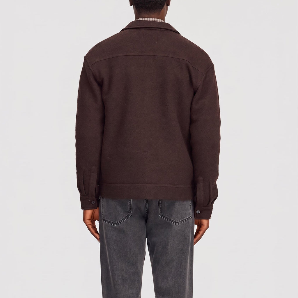 NN07 Reed 6398 Overshirt Deep Truffle