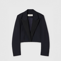 Róhe Cropped Blazer Navy