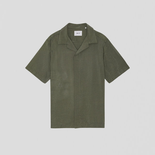 NN07 Hank SS 5971 Shirt Croc Green