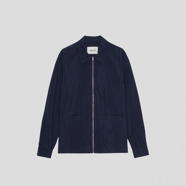 NN07 Virgil Zip 5024 Shirt Navy blue