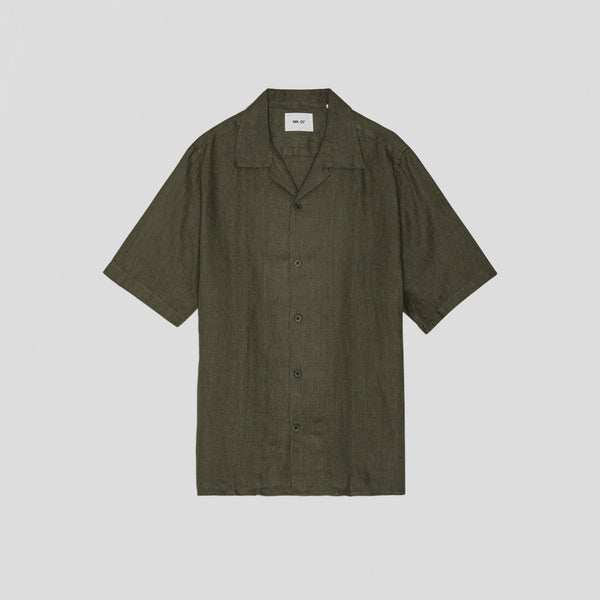 NN07 Julio SS NO PKT 5708 Shirt Croc Green