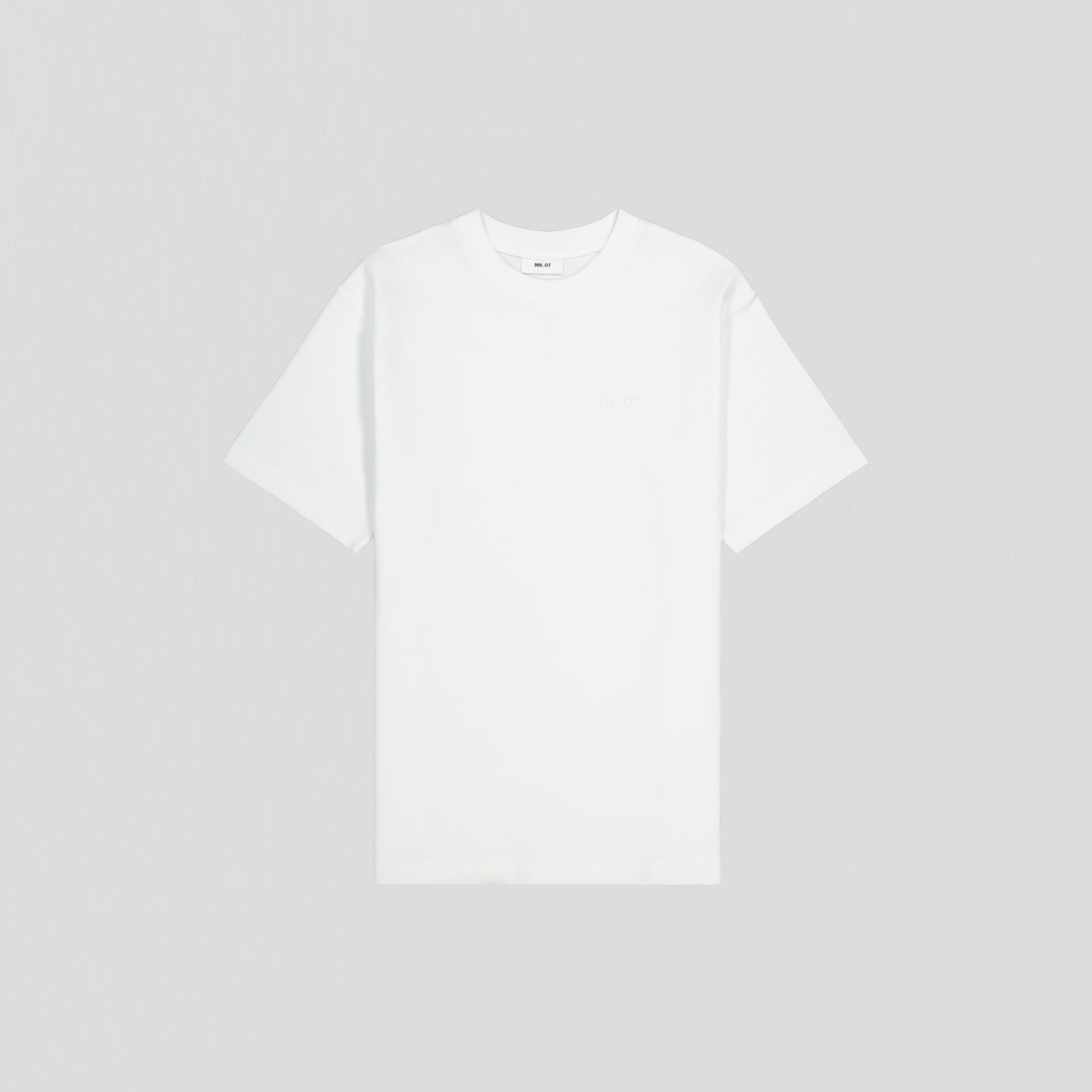 NN07 Nat 3457 Logo T-Shirt White