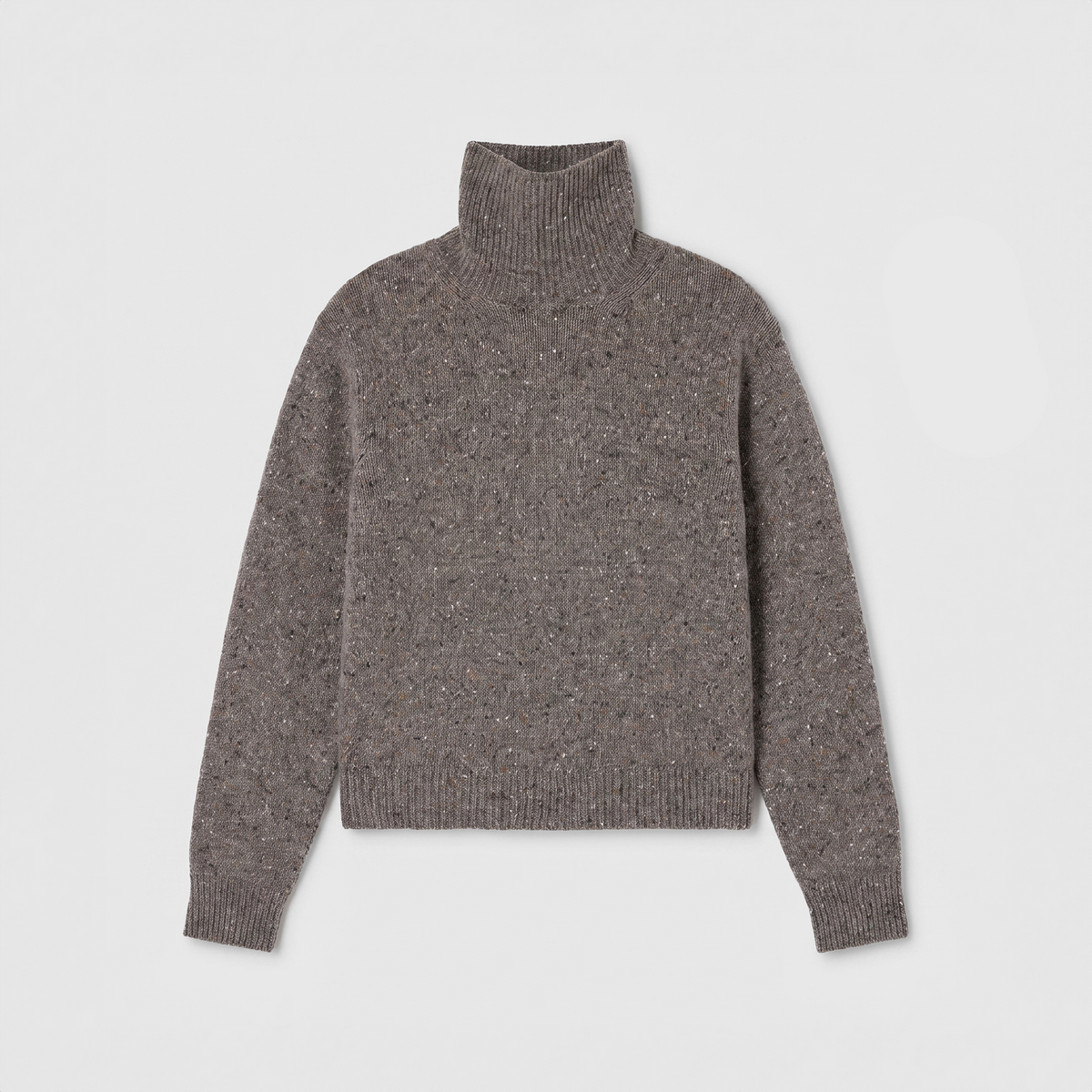Róhe Mouliné Turtleneck Grey Mouline