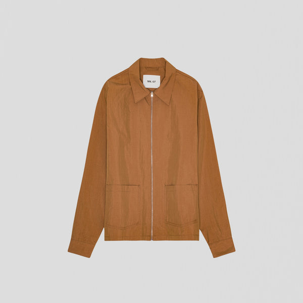 NN07 Virgil Zip 5024 Shirt Caramel