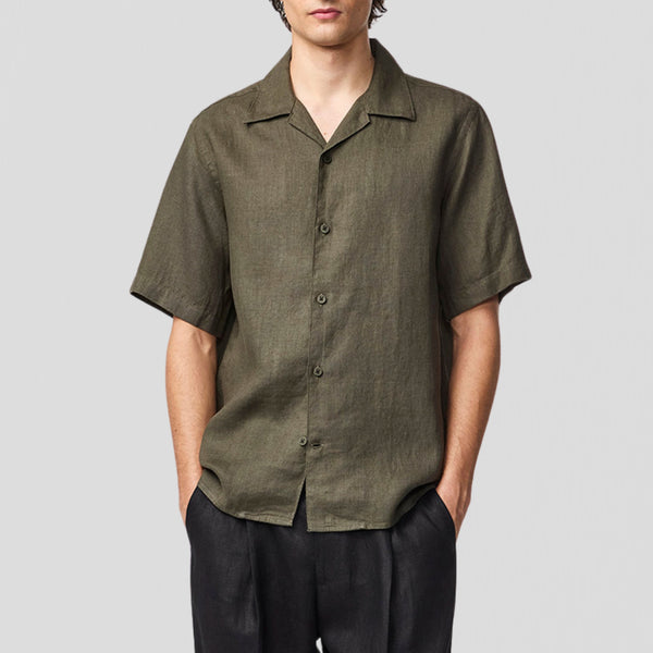 NN07 Julio SS NO PKT 5708 Shirt Croc Green