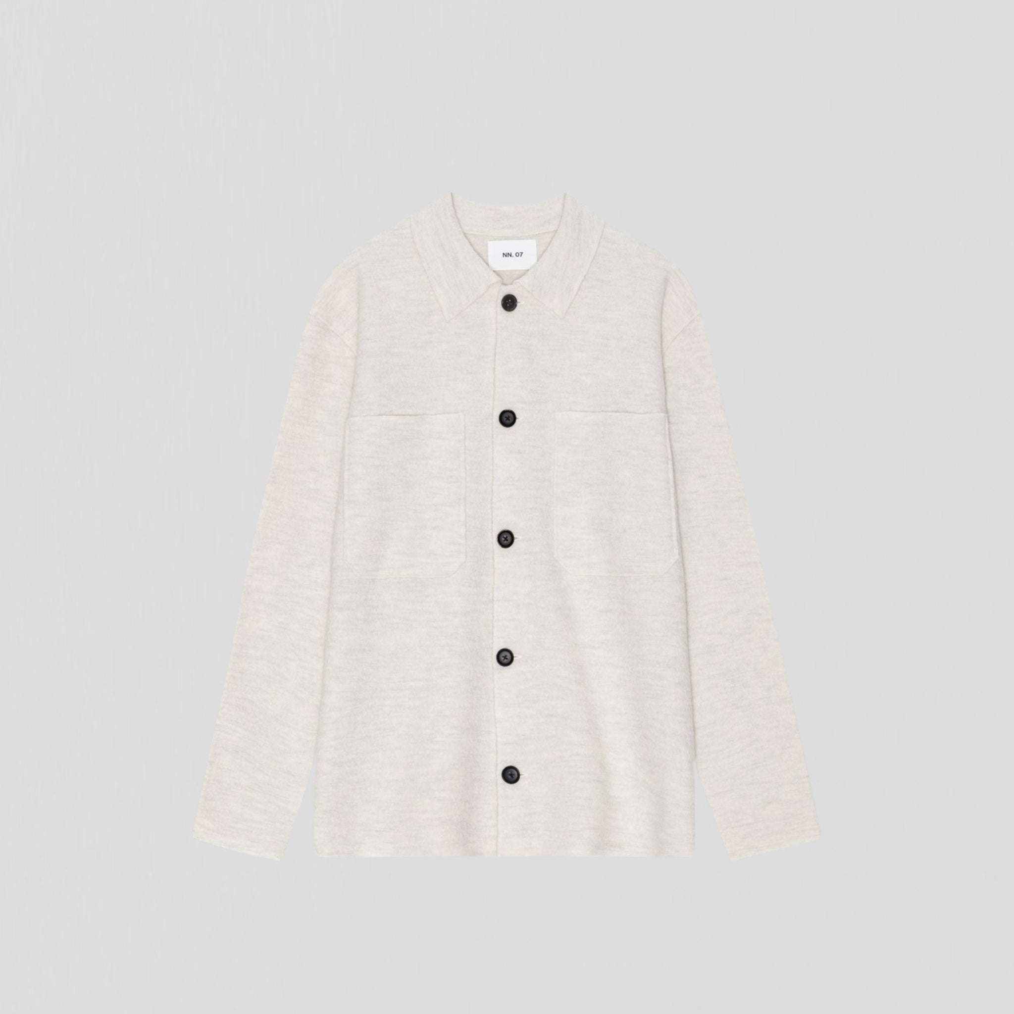 NN07 Jonas 6398 Overshirt Ivory