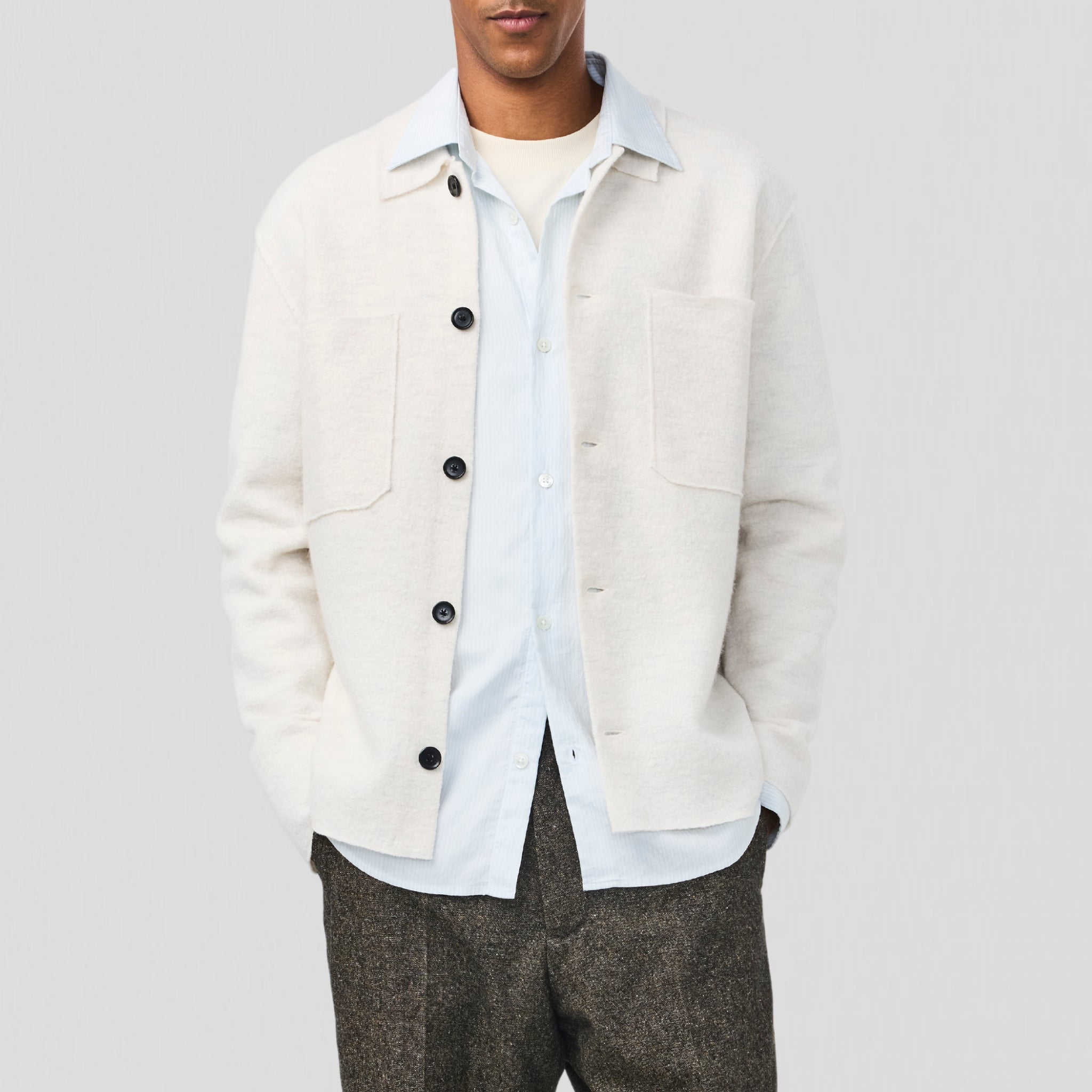 NN07 Jonas 6398 Overshirt Ivory