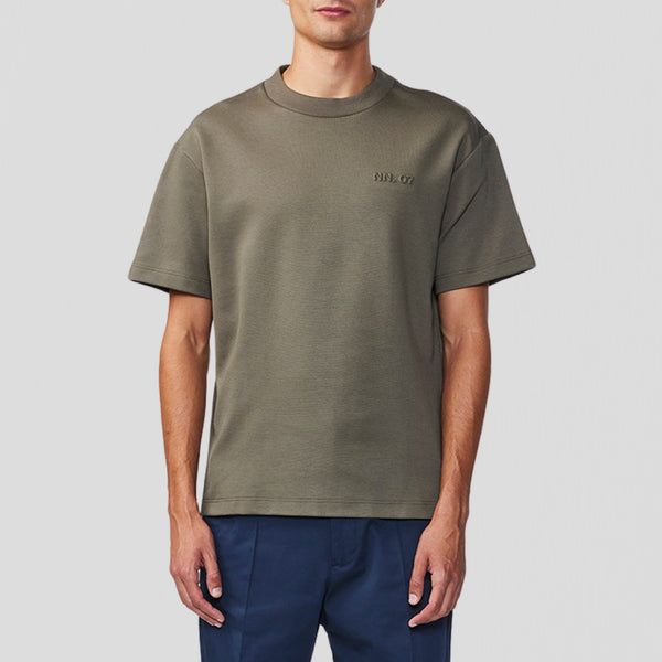 NN07 Nat 3457 Logo T-Shirt Capers