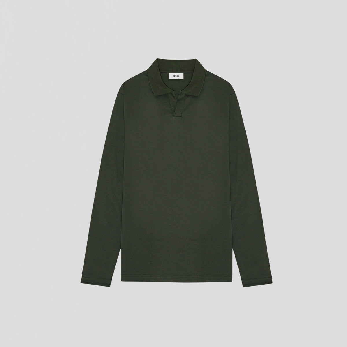 NN07 Paul LS 3525 Poloshirt Dark Army