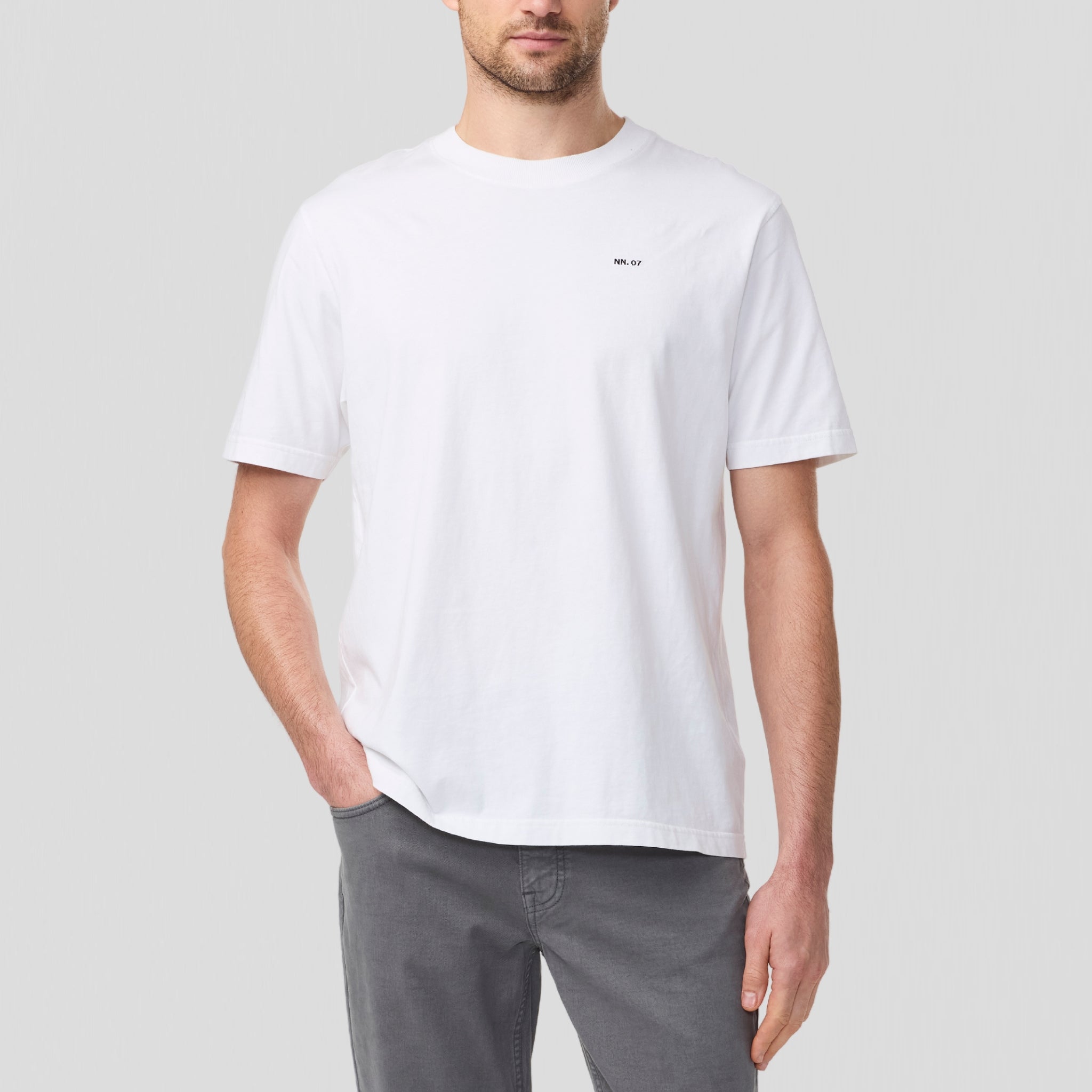 NN07 Adam 3209 EMB T-Shirt White